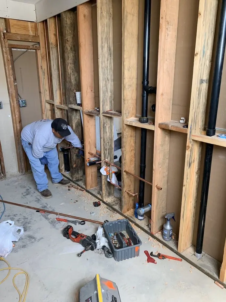 Commercial rough-in plumbing for Water Heater Replacement in Salida del Sol Estates